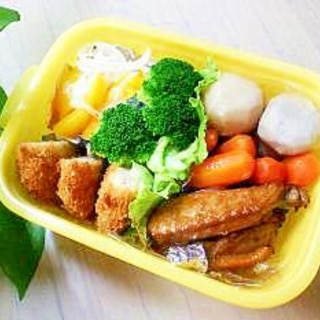 完成 です \(^o^)/ 　遠足のお弁当